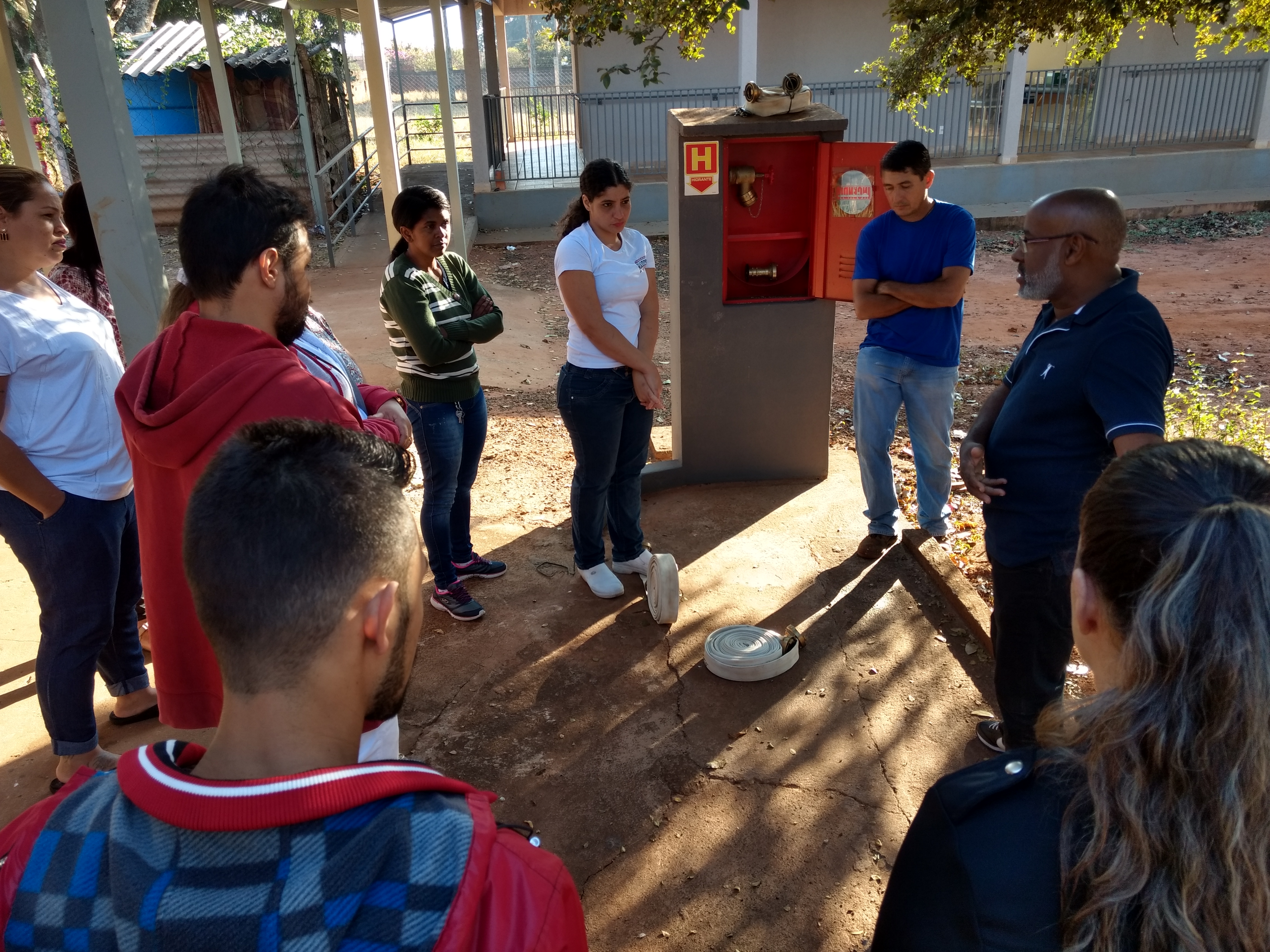 2° DIA DE TREINAMENTO DE BRIGADA DE INCÊNDIO